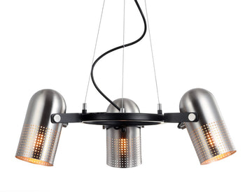 Loki 22" Adjustable Metal LED Chandelier - JONATHAN Y